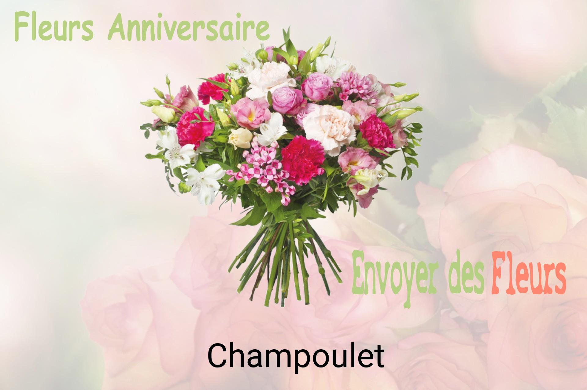 Bouquet de fleurs d’anniversaire livré à Champoulet