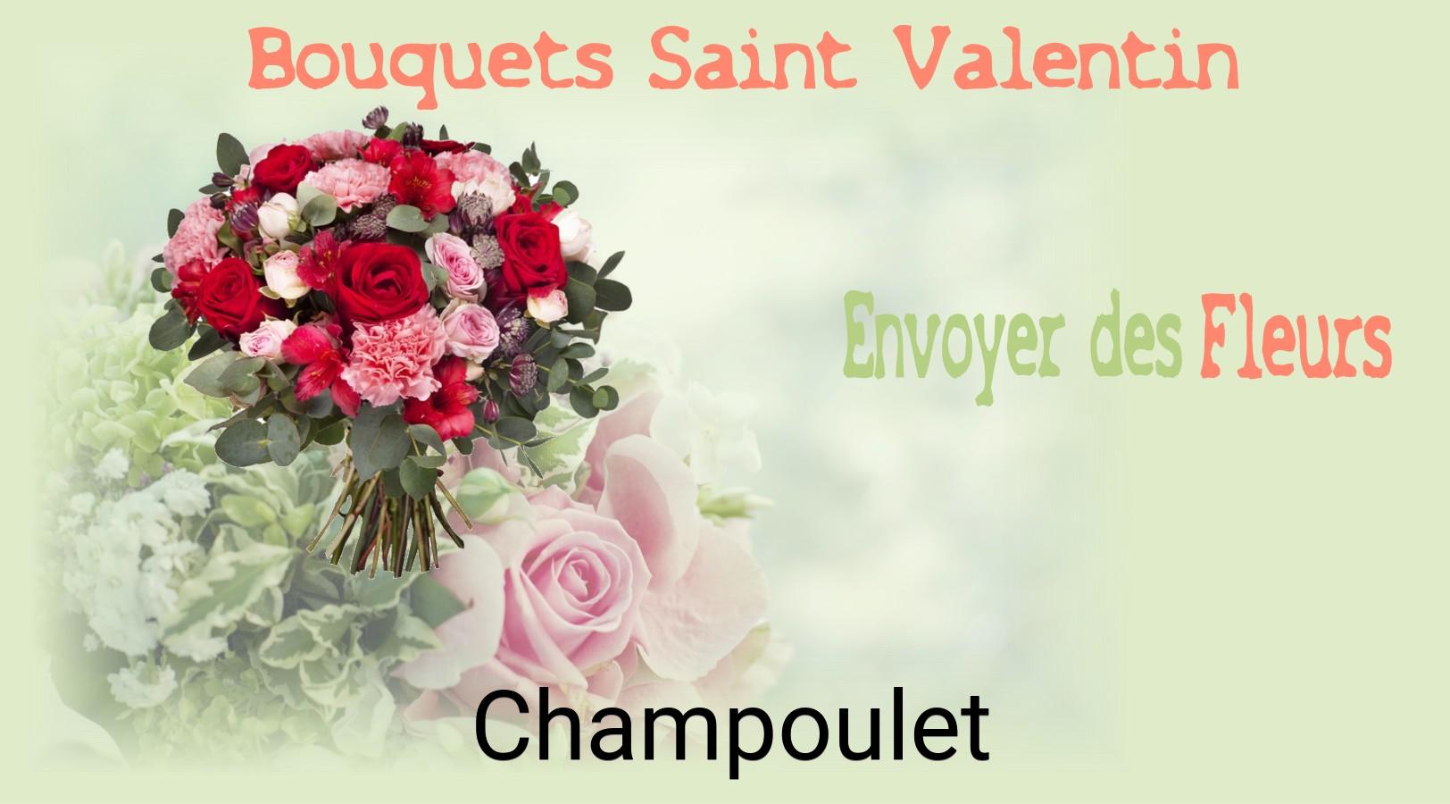 Roses de Saint-Valentin livrées à Champoulet